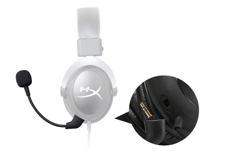 UNCLE LIGHT Replacement HyperX Game Mic 3.5mm Uncleligt Microphone Boom for Kingston HyperX Cloud X, Cloud 2 II, Cloud Core, and Cloud Pro Silver Gaming Headset, not for 2022 Cloud 2 - Image 1